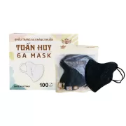 Khẩu Trang 6A Mask Tuấn Huy Đen